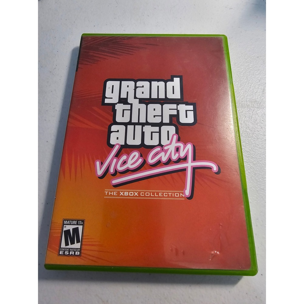 Grand Theft Auto Vice City The‎ Xbox Collection Xbox Game Disc Case